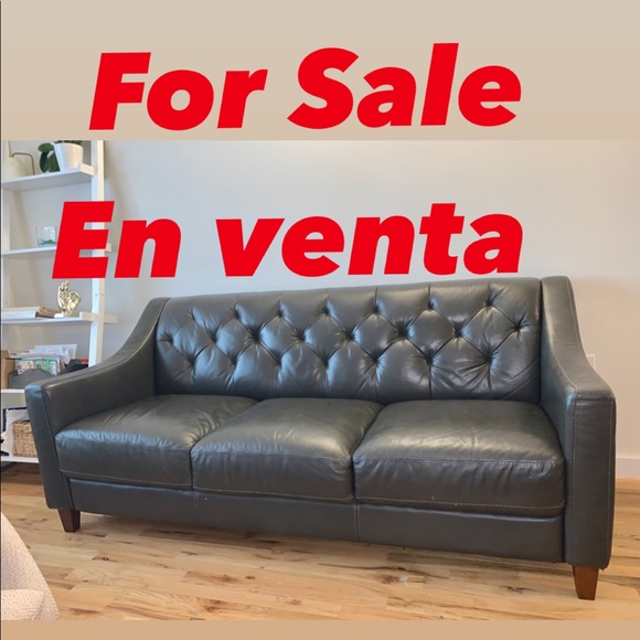 Macy's Other Macys Leather Sofa Poshmark